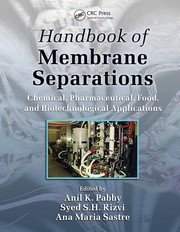 Front cover of Handbook of membrane separations by S. S. H. Rizvi