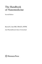 Cover of The Handbook of Nanomedicine by K. K. Jain