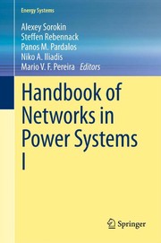 Front cover of Handbook of Networks in Power Systems I by Alexey Sorokin