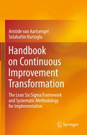 Cover of Handbook on Continuous Improvement Transformation by Aristide van Aartsengel