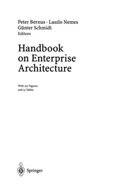 Cover of Handbook on Enterprise Architecture by Peter Bernus