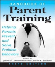 Cover of Handbook of parent training by Charles E. Schaefer