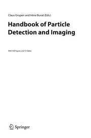 Front cover of Handbook of Particle Detection and Imaging by Claus Grupen