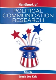 Cover of Handbook of political communication research by Lynda Lee Kaid