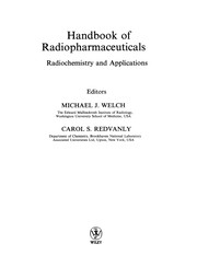 Cover of Handbook of radiopharmaceuticals by Michael J. Welch