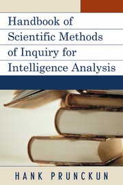 Front cover of Handbook of scientific methods of inquiry for intelligence analysis by Hank Prunckun