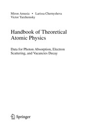 Front cover of Handbook of Theoretical Atomic Physics by Miron Amusia