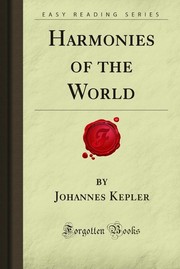 Front cover of Harmonies of the world by Johannes Kepler