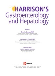 Front cover of Harrison's gastroenterology and hepatology by Dan L. Longo