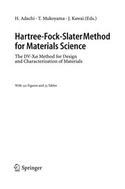 Cover of Hartree-Fock-Slater method for materials science by Jun Kawai