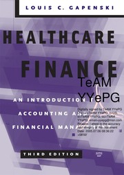 Cover of Healthcare finance by Louis C. Gapenski