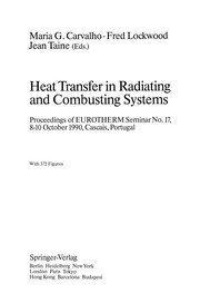 Front cover of Heat Transfer in Radiating and Combusting Systems by Maria Graça Carvalho
