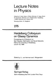Front cover of Spin glasses, optimization and neural networks by Deutsche Forschungsgemeinschaft.
