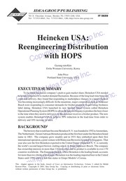 Front cover of Heineken USA by Gyeung-min Kim