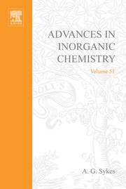 Cover of Advances in inorganic chemistry by A. G. Sykes
