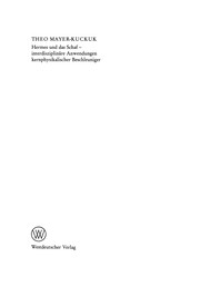 Front cover of Hermes und das Schaf - interdisziplinäre Anwendungen kernphysikalischer Beschleuniger by Theo Mayer-Kuckuk