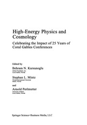 Cover of High-Energy Physics and Cosmology by Behram N. Kursunoglu