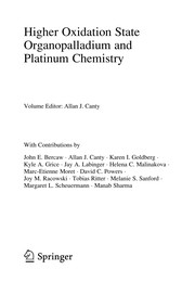 Front cover of Higher Oxidation State Organopalladium and Platinum Chemistry by Allan J. Canty