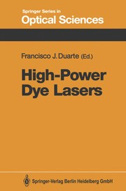 Front cover of High-Power Dye Lasers by Francisco J. Duarte