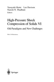 Cover of High-Pressure Shock Compression of Solids VI by Yasuyuki Horie
