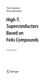 Front cover of High-Tc Superconductors Based on FeAs Compounds by I͡U. A. Izi͡umov
