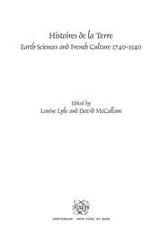 Front cover of Histoires de la terre by Louise Lyle