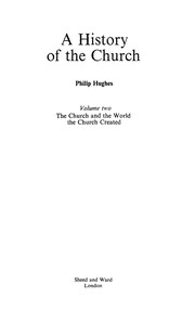 Cover of A history of the Church by Philip Hughes