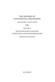 Front cover of The history of continental philosophy by Alan D. Schrift