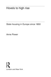 Cover of Hovels to Highrise by Anne Power