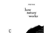 Front cover of How Nature Works: The Science of Self-Organized Criticality by Per Bak
