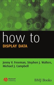 Cover of How to display data by Jenny V. Freeman