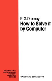 Cover of How to solve it by computer by R. G. Dromey