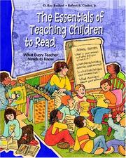 Cover of The Essentials of Teaching Children to Read by D. Ray Reutzel