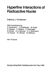 Front cover of Hyperfine Interactions of Radioactive Nuclei by Jens Christiansen
