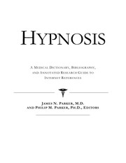 Cover of Hypnosis by Philip M. Parker
