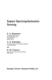 Cover of Impact Spectropolarimetric Sensing by S. A. Kazantsev