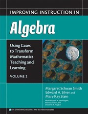 Cover of Improving instruction in algebra by Margaret Schwan Smith