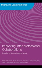 Cover of Improving inter-profesional collaborations by Anne Edwards