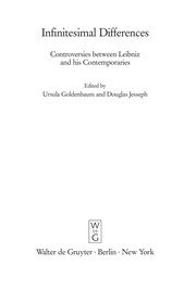 Cover of Infinitesimal differences by Ursula Goldenbaum