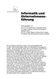 Front cover of Informationssysteme in der Unternehmung by Max Vetter