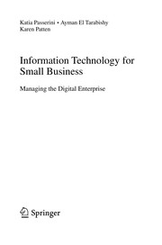Cover of Information Technology for Small Business by Katia Passerini