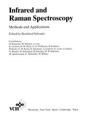 Front cover of Infrared and Raman spectroscopy by Bernhard Schrader