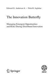 Front cover of The Innovation Butterfly by Edward G. Anderson