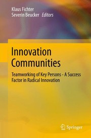 Front cover of Innovation Communities by Klaus Fichter