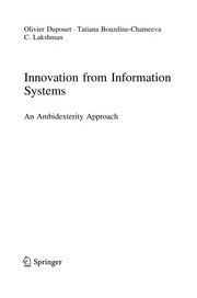 Front cover of Innovation from Information Systems by Olivier Dupouët