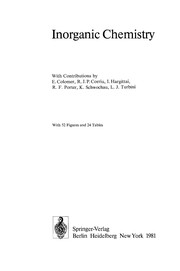 Cover of Inorganic Chemistry by Friedrich L. Boschke
