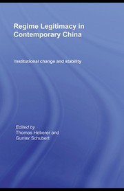 Front cover of Regime legitimacy in contemporary China by Thomas Heberer