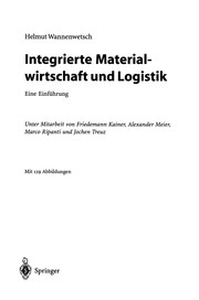 Cover of Integrierte Materialwirtschaft und Logistik by Helmut Wannenwetsch