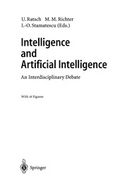 Cover of Intelligence and Artificial Intelligence by Ulrich Ratsch