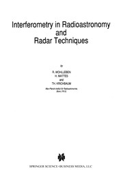 Cover of Interferometry in Radioastronomy and Radar Techniques by R. Wohlleben